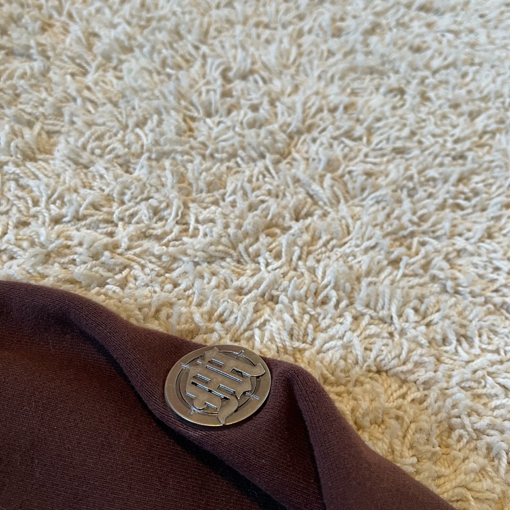 Menace Brown Embroidered Logo Hoodie - Picture 6 of 9